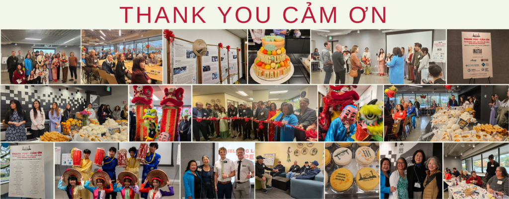 Collage of Open House pictures at new HUB
